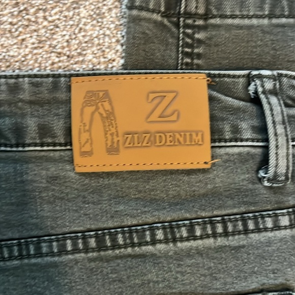 ZLZ Denim Men’s Slim Straight Jeans - Picture 3 of 6